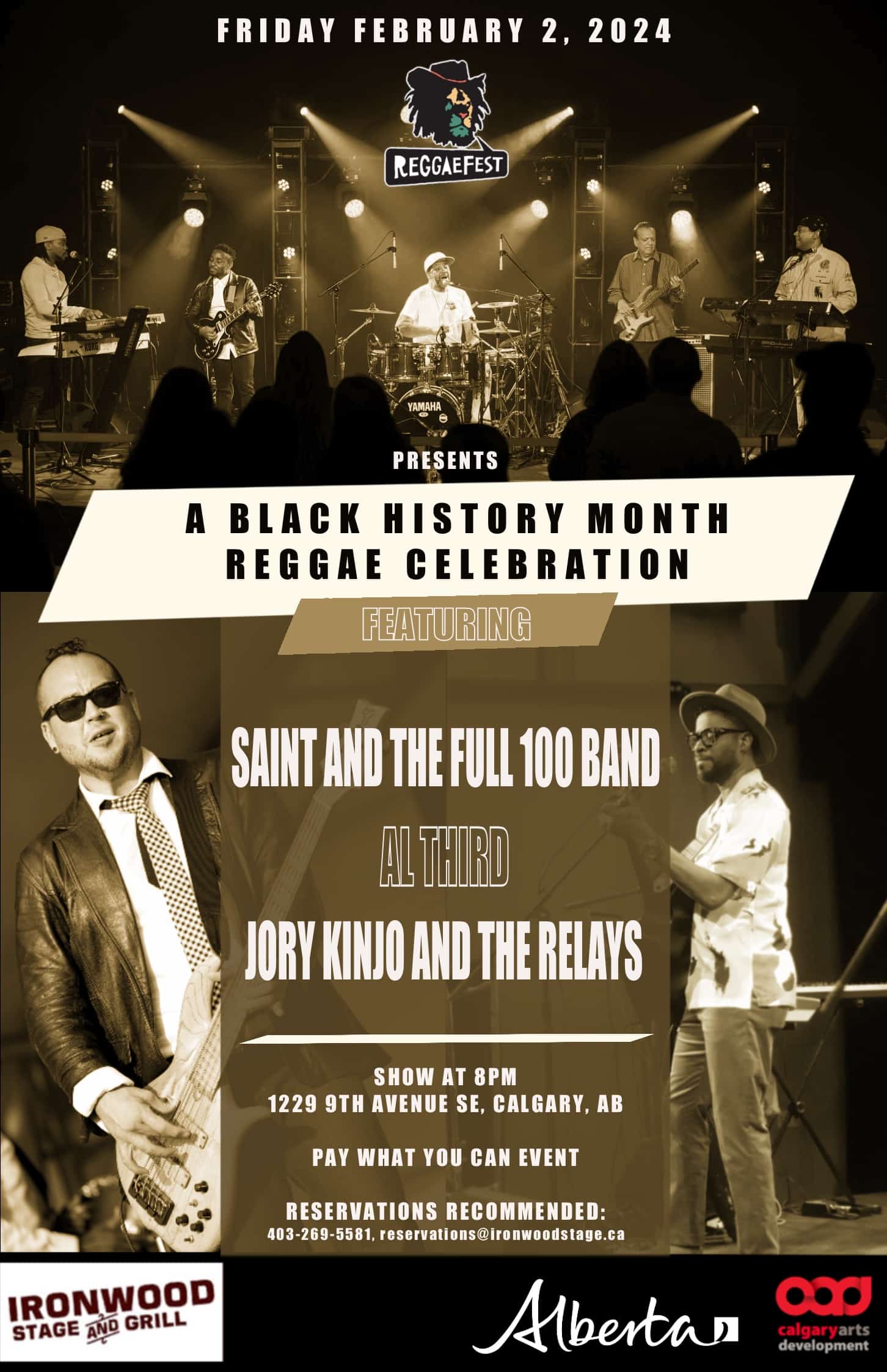 Black History Month Reggae Celebration - Chinook Blast