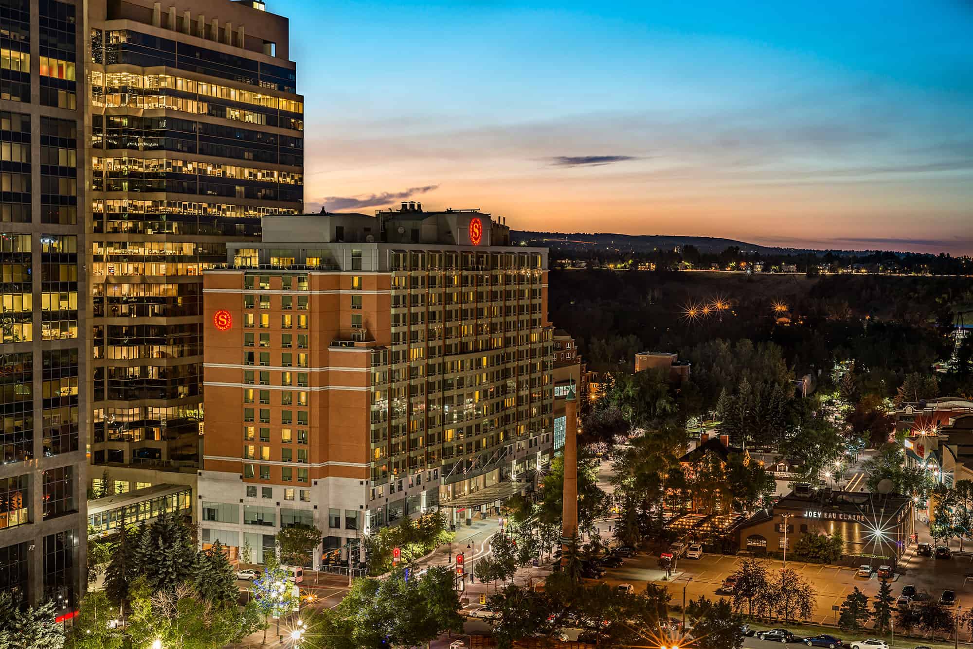 Sheraton Suites Calgary Eau Claire special Chinook Blast